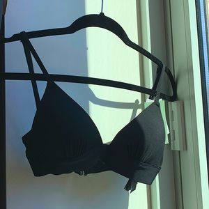 COMPLETELY NEW H&M swim top/push up BLACK US 2 EUR 34